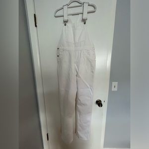 WeWoreWhat White Denim Overalls